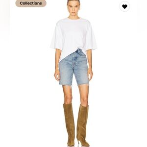 GRLFRND Light Blue Denim Shorts